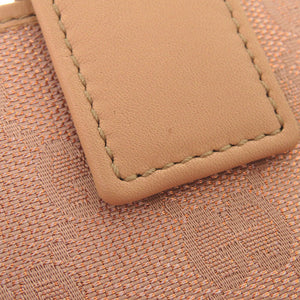 美品 グッチ ラブリーハート 245731 GGキャンバス ピンクベージュ 二つ折り財布 0303【中古】GUCCI