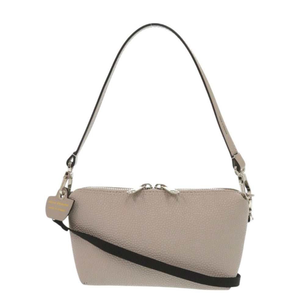 美品 エルベ・シャプリエ リュクスポーチ XS ストラップ2本付き 8797G コーティングキャンバス ベージュ 0312【中古】Herve Chapelier