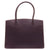 美品 エルメス ホワイトバスTPM ボックスカーフ レザン □F刻印 ハンドバッグ 紫 0319 【中古】 HERMES