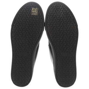 新品同様 エルメス レノックス コリエドシアン スタッズ サイズ40 1/2 レザー ブラック ハイカット レザースニーカー 0336【中古】HERMES メンズ