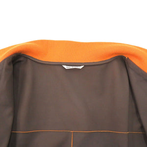 美品 エルメス やぎ革 サイズ50 オレンジ ブルゾン 0337【中古】HERMES メンズ