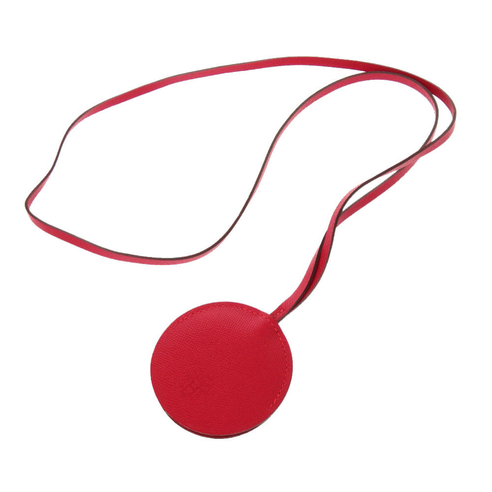 新品同様 エルメス ミロワール ミラーペンダンド ヴォーマダム ルージュカザック D刻印 ネックレス 0368 【中古】 HERMES