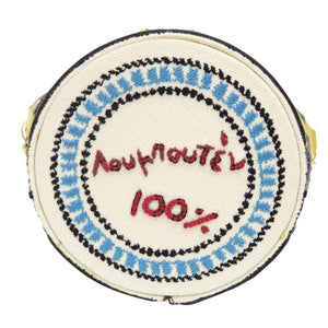 新品同様 クリスチャンルブタン LOUBIPHORE 3225065 キャンバス スパンコール レザー マルチカラー バケットバッグ チェーンショルダーバッグ 0374【中古】Christian Louboutin