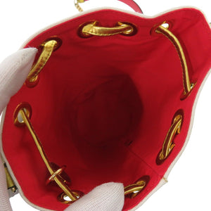 新品同様 クリスチャンルブタン LOUBIPHORE 3225065 キャンバス スパンコール レザー マルチカラー バケットバッグ チェーンショルダーバッグ 0374【中古】Christian Louboutin