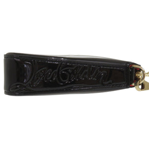 美品 クリスチャンルブタン パテントレザー ブラック チェーンショルダーバッグ 黒 0376【中古】Christian Louboutin
