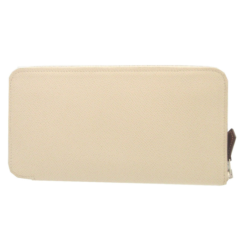 新品同様 エルメス アザップロングシルクイン Z刻印(2021年製) エプソン ナタ ラウンドファスナー長財布 財布 0391【中古】HERMES