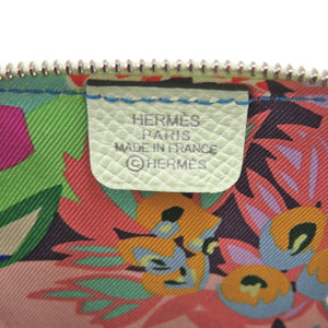 未使用 エルメス アザップ シルクイン コンパクト ミニ ヴォーエプソン ヴェールフィズ W刻印(2024年製) コインケース グリーン 0395【中古】HERMES