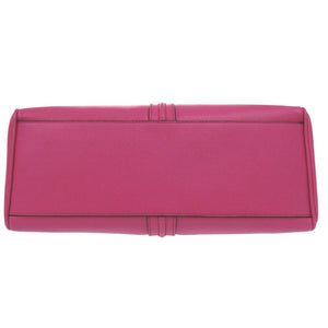 美品 ヴァレクストラ Jバッグ ハンドバッグ  型押し カーフ マジェンタピンク 0414【中古】Valextra