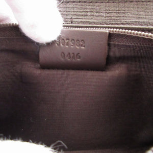 新品同様 グッチ 307982 GGスプリーム レザー ベージュ ブラウン 茶 ラウンドファスナー長財布 財布 0415【中古】GUCCI