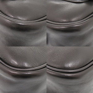 新品同様 ハンティングワールド レザー ブラック レッド ショルダーバッグ 0427【中古】HUNTING WORLD メンズ