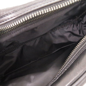 新品同様 ハンティングワールド レザー ブラック レッド ショルダーバッグ 0427【中古】HUNTING WORLD メンズ