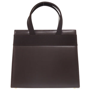 美品 サルヴァトーレフェラガモ 2WAY ヴァラ リボン BA214178 レザー ブラウン ハンドバッグ 茶 0436【中古】Salvatore Ferragamo