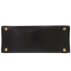 美品 サルヴァトーレフェラガモ ヴァラリボン BA214178 レザー ブラック 2WAY ショルダー ハンドバッグ 0437【中古】Salvatore Ferragamo