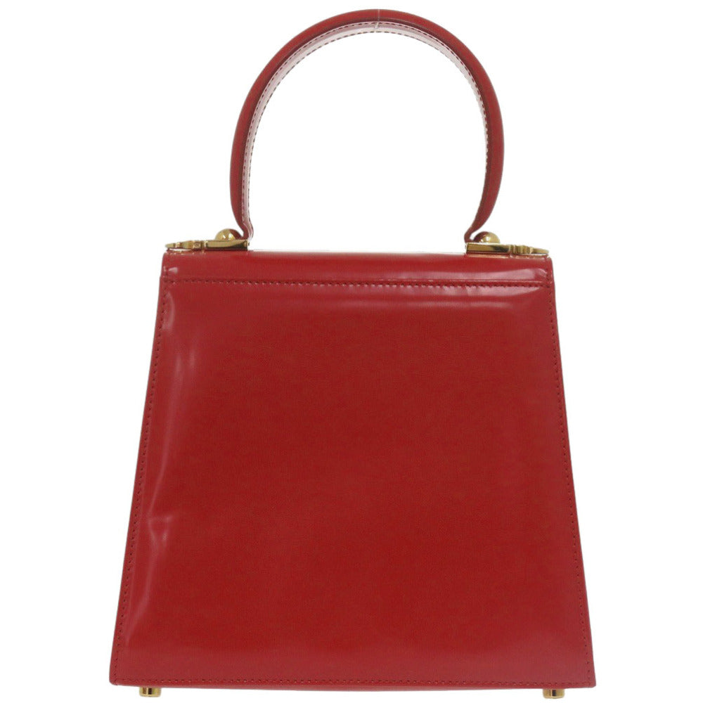 サルヴァトーレフェラガモ 2WAY ガンチーニ DY-21 2193 カーフレザー レッド ハンドバッグ 赤 0443【中古】Salvatore Ferragamo