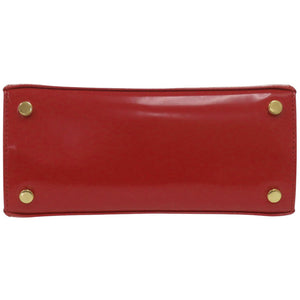 サルヴァトーレフェラガモ 2WAY ガンチーニ DY-21 2193 カーフレザー レッド ハンドバッグ 赤 0443【中古】Salvatore Ferragamo