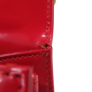 サルヴァトーレフェラガモ 2WAY ガンチーニ DY-21 2193 カーフレザー レッド ハンドバッグ 赤 0443【中古】Salvatore Ferragamo