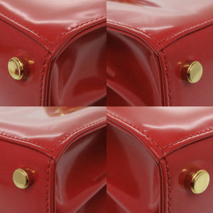 サルヴァトーレフェラガモ 2WAY ガンチーニ DY-21 2193 カーフレザー レッド ハンドバッグ 赤 0443【中古】Salvatore Ferragamo