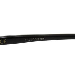 美品 グッチ 黒縁 インターロッキングGG GG0123OJ プラスチック ブラック メガネ 0448【中古】GUCCI