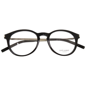 美品 サンローランパリ SL25/F 001 プラスチック ブラック 伊達メガネ 0449【中古】SAINT LAURENT PARIS