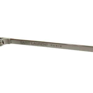 美品 サンローランパリ SL25/F 001 プラスチック ブラック 伊達メガネ 0449【中古】SAINT LAURENT PARIS