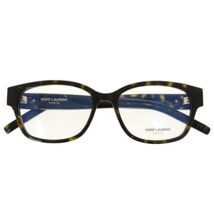 美品 サンローランパリ べっ甲柄 SL M35 003 プラスチック 伊達メガネ 0450【中古】SAINT LAURENT PARIS