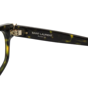 美品 サンローランパリ べっ甲柄 SL M35 003 プラスチック 伊達メガネ 0450【中古】SAINT LAURENT PARIS