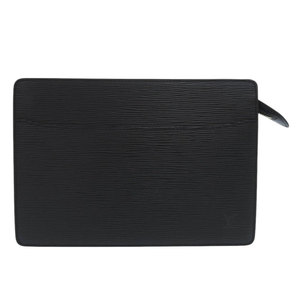 美品 ルイ ヴィトン ポシェット オム エピ M52522 エピレザー ノワール クラッチバッグ セカンドバッグ LV 0454【中古】LOUIS VUITTON メンズ