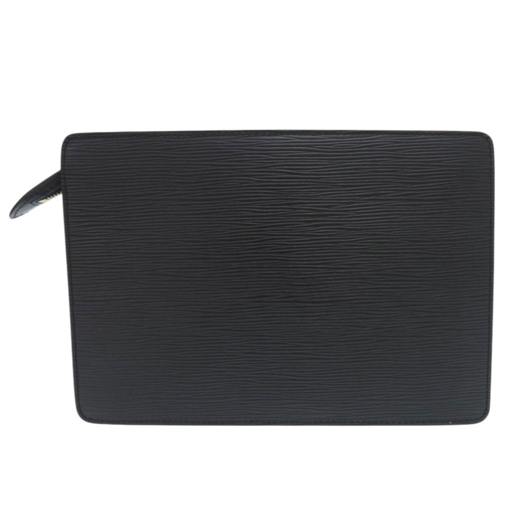 美品 ルイ ヴィトン ポシェット オム エピ M52522 エピレザー ノワール クラッチバッグ セカンドバッグ LV 0454【中古】LOUIS VUITTON メンズ