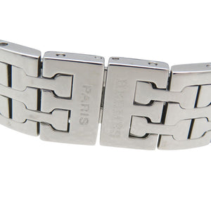美品 エルメス Hウォッチ HH1.210 クオーツ 腕時計 SS ブルー 青文字盤 0456【中古】HERMES