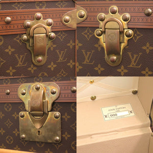 美品 ルイ ヴィトン マル クリエ 100 2つのトレー付き モンモノグラム M13220 トランク LV 0484 【中古】 LOUIS VUITTON