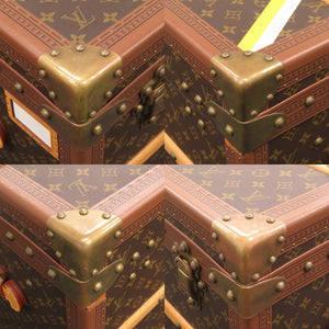 美品 ルイ ヴィトン マル クリエ 100 2つのトレー付き モンモノグラム M13220 トランク LV 0484 【中古】 LOUIS VUITTON