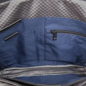 新品同様 トゥミ 2WAY キャンバス/レザー ネイビー ビジネスバッグ 0487【中古】TUMI