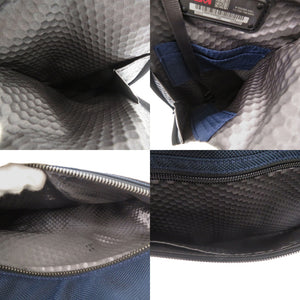 新品同様 トゥミ 2WAY キャンバス/レザー ネイビー ビジネスバッグ 0487【中古】TUMI