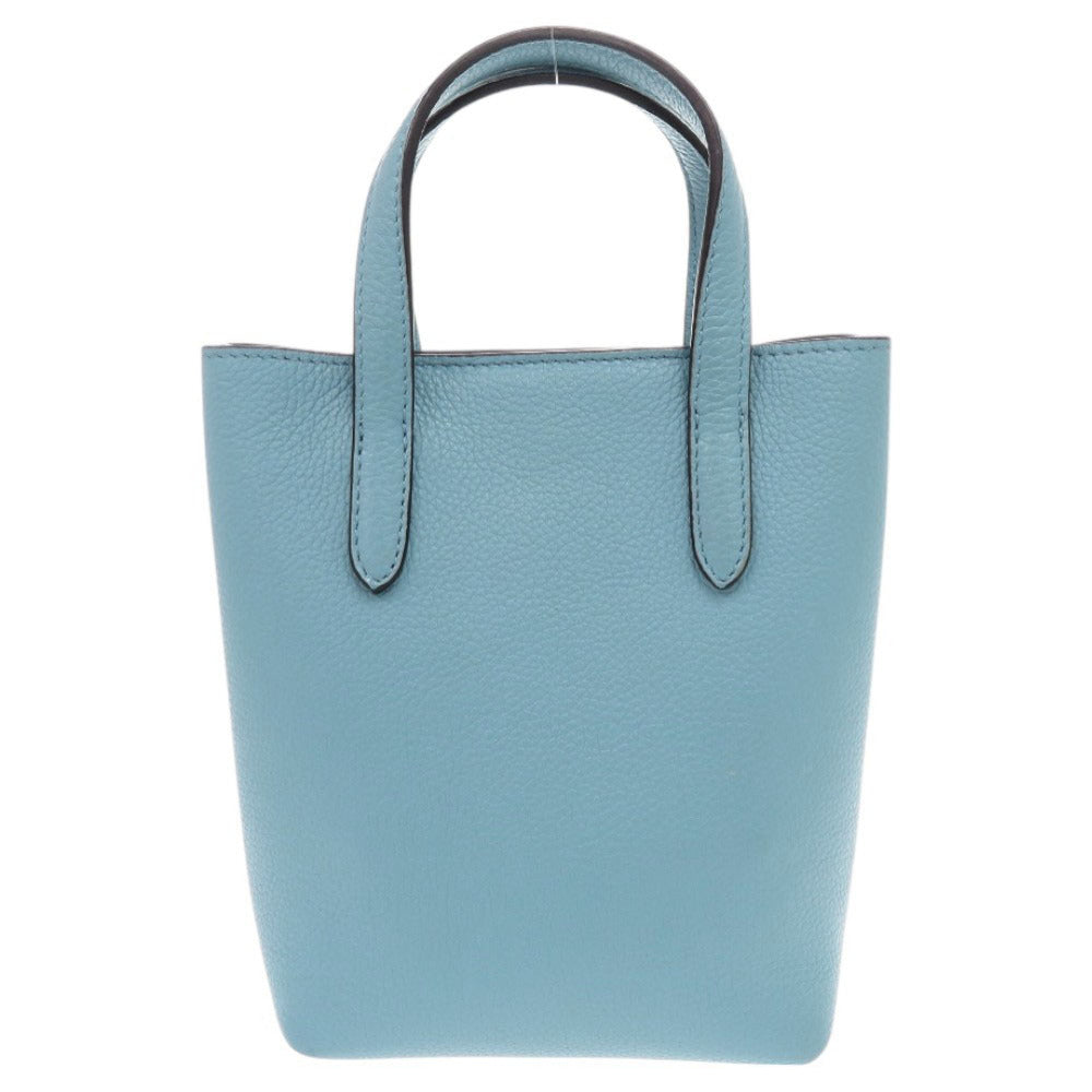 美品 サルヴァトーレフェラガモ ガンチーニ GU-220024 レザー ブルー 2WAY ハンドバッグ ショルダーバッグ 0494【中古】Salvatore Ferragamo