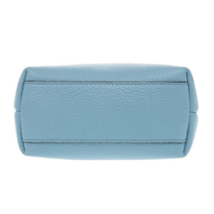 美品 サルヴァトーレフェラガモ ガンチーニ GU-220024 レザー ブルー 2WAY ハンドバッグ ショルダーバッグ 0494【中古】Salvatore Ferragamo