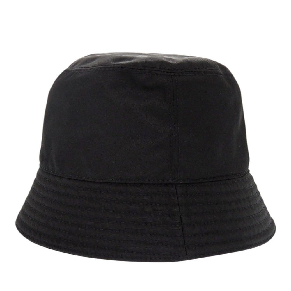 新品同様 プラダ Re-Nylon バケットハット Lサイズ トライアングルロゴ 1HC137 ナイロン ブラック 帽子 黒 0498【中古】PRADA