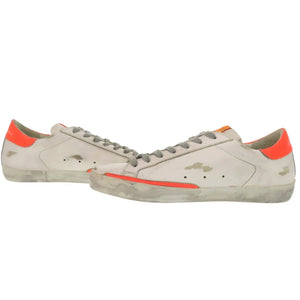 未使用 ゴールデングース SUPER STAR G36MS590 T84 サイズ41 レザー ホワイト オレンジ スニーカー 白 0501【中古】GOLDEN GOOSE