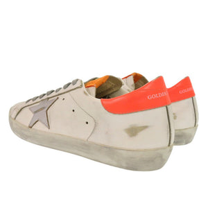 未使用 ゴールデングース SUPER STAR G36MS590 T84 サイズ41 レザー ホワイト オレンジ スニーカー 白 0501【中古】GOLDEN GOOSE