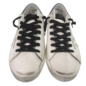 未使用品 ゴールデングース SUPER STAR スーパースター ローカットスニーカー ハンドメイド G36MS590 T88 レザー ラバー ホワイト 0502【中古】GOLDEN GOOSE