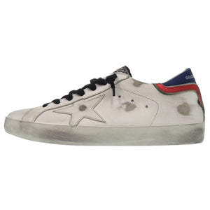 未使用品 ゴールデングース SUPER STAR スーパースター ローカットスニーカー ハンドメイド G36MS590 T88 レザー ラバー ホワイト 0502【中古】GOLDEN GOOSE