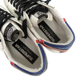 未使用品 ゴールデングース SUPER STAR スーパースター ローカットスニーカー ハンドメイド G36MS590 T88 レザー ラバー ホワイト 0502【中古】GOLDEN GOOSE