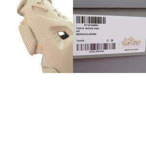 未使用品 バレンシアガ HD レースアップ スニーカー MONOCOLOR HD NW 702416 W3CES 9300 ラバー TAUPE 0503【中古】BALENCIAGA