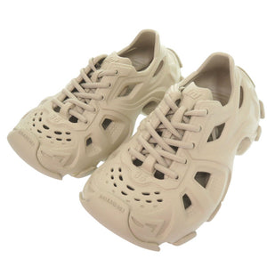 未使用品 バレンシアガ HD レースアップ スニーカー MONOCOLOR HD NW 702416 W3CES 9300 ラバー TAUPE 0503【中古】BALENCIAGA
