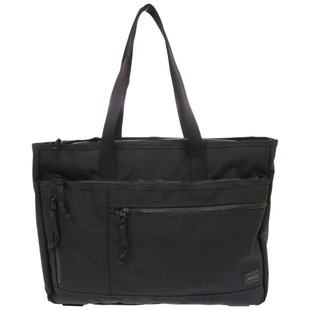 美品 吉田カバン PORTER ポーター INTERACTIVE インタラクティブ TOTE BAG ポリエステル ナイロン ブラック トートバッグ ビジネスバッグ 0523【中古】YOSHIDA & CO., LTD. メンズ