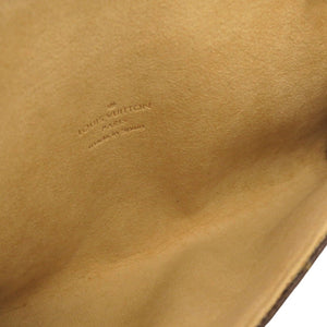 ルイ ヴィトン ポシェットツインPM モノグラム M51854 ブラウン ショルダーバッグ LV 0538【中古】LOUIS VUITTON