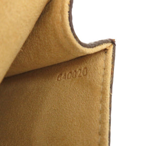 ルイ ヴィトン ポシェットツインPM モノグラム M51854 ブラウン ショルダーバッグ LV 0538【中古】LOUIS VUITTON