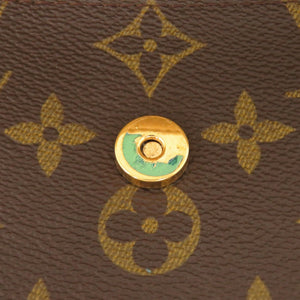 ルイ ヴィトン ポシェットツインPM モノグラム M51854 ブラウン ショルダーバッグ LV 0538【中古】LOUIS VUITTON