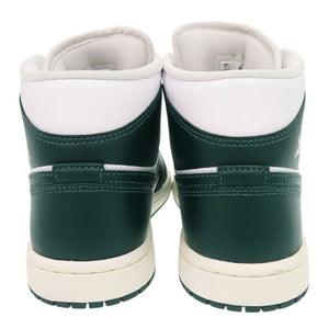 未使用品 ナイキ AIR JORDAN 1 MID エア ジョーダン 1 ミッド サイズ24cm BQ6472-133 レザー ホワイト グリーン スニーカー 0569【中古】NIKE