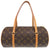美品 ルイ ヴィトン パピヨン30 ポーチ付 ヌメ革 モノグラム M51385 ブラウン ハンドバッグ LV 0575【中古】LOUIS VUITTON