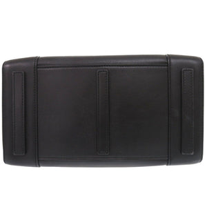 美品 ラルフローレン リッキー レザー ブラック ハンドバッグ 黒 0582【中古】RALPH LAUREN